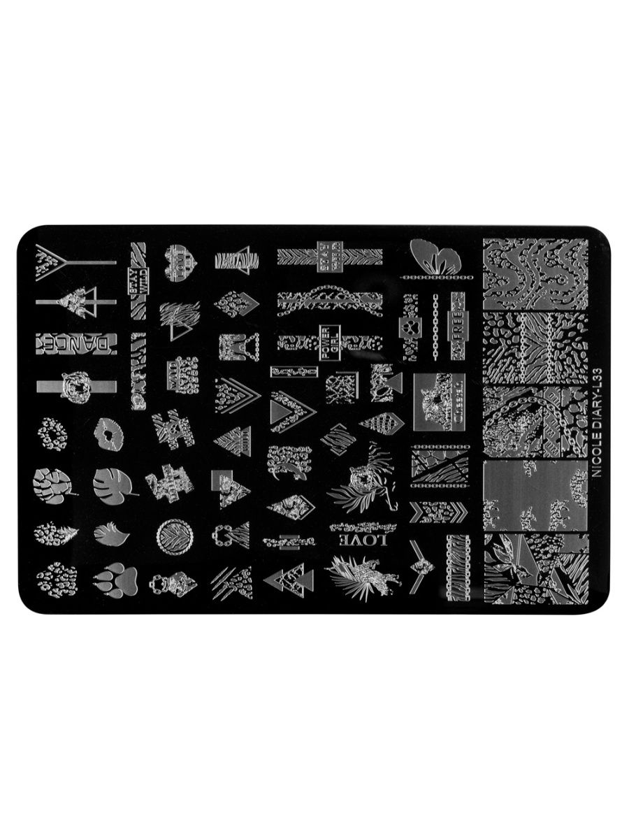 

Трафарет для стемпинга 9,5x14,5см 15 irisk professional 4680379262559, Черный, IR-4680379262559