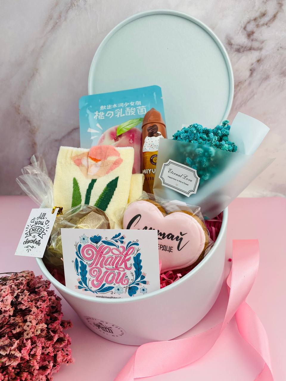 Подарочный набор Wonder me box для женщин, в шляпной коробке