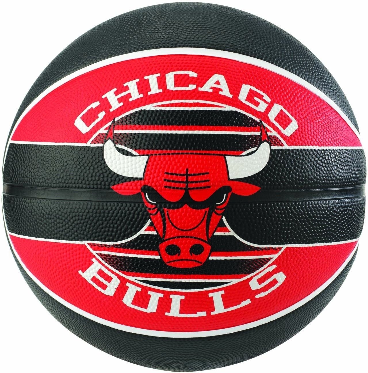 

Баскетбольный мяч Spalding Chicago Bulls, рр, Красный;черный