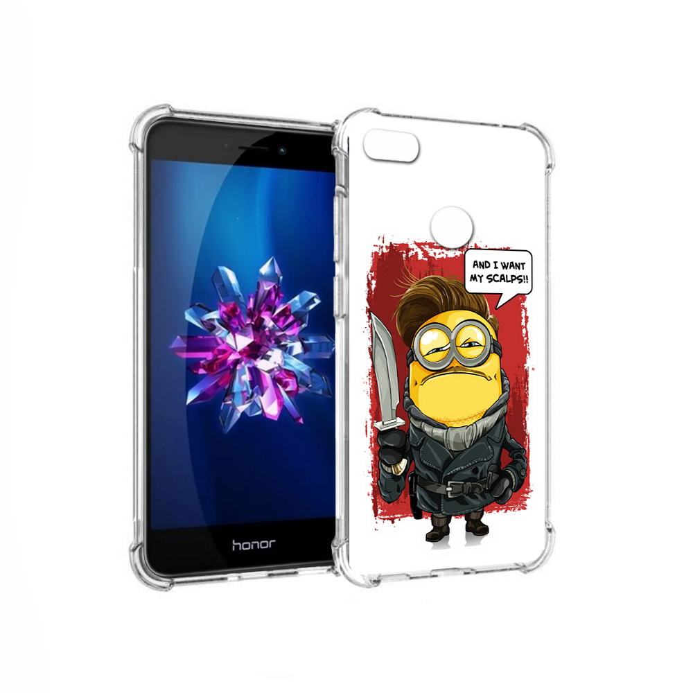 

Чехол MyPads Tocco для Honor 8 Lite миньон убийца (PT62584.26.477), Прозрачный, Tocco