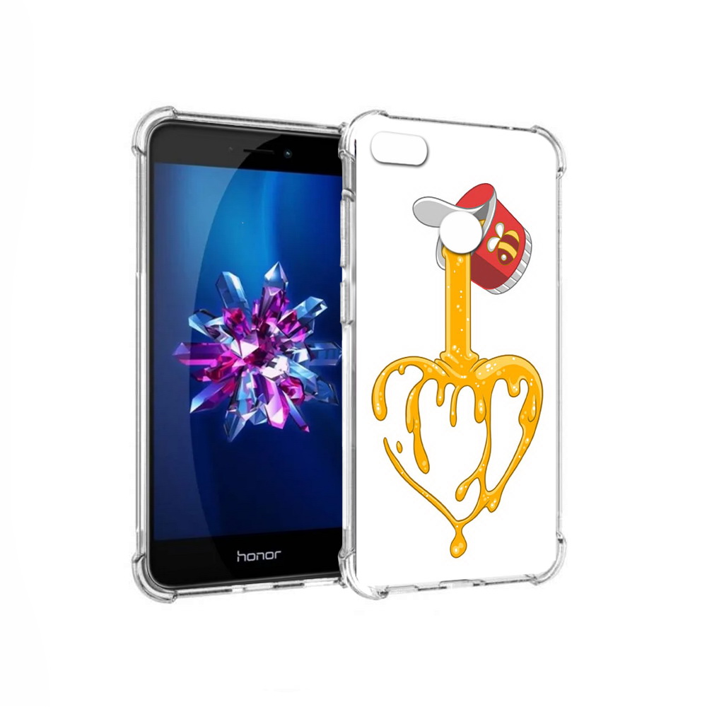 

Чехол MyPads Tocco для Honor 8 Lite медовое сердце (PT62584.26.471), Прозрачный, Tocco