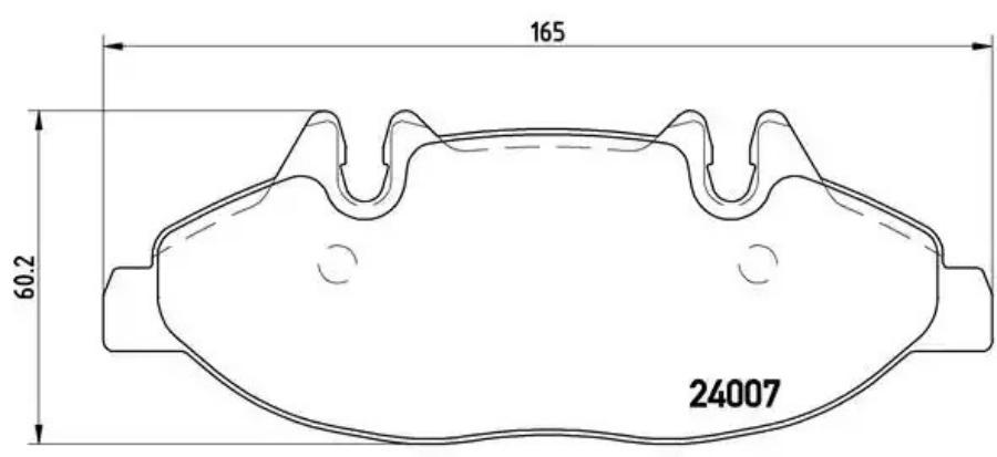 

Тормозные колодки brembo P50050