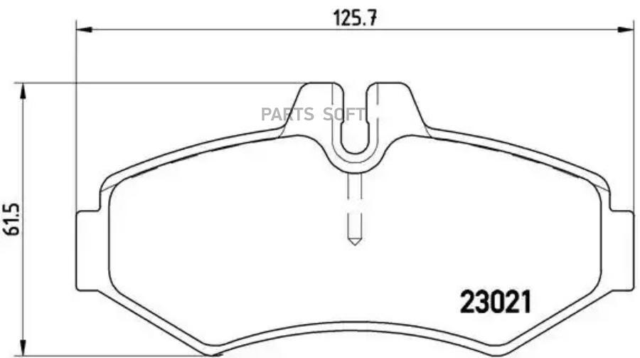 

Тормозные колодки brembo P50020