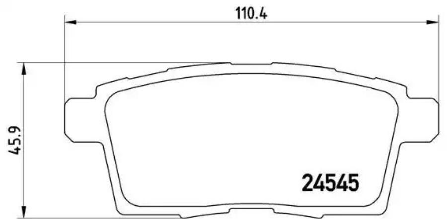 

Тормозные колодки brembo P49041