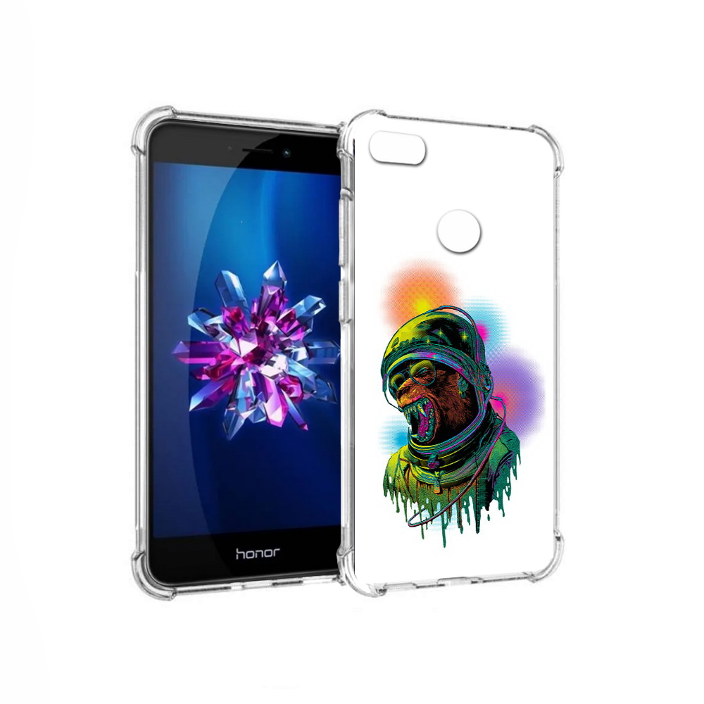 

Чехол MyPads Tocco для Honor 8 Lite медведь космонавт (PT62584.26.466), Прозрачный, Tocco