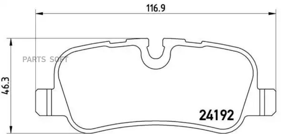 

Тормозные колодки brembo P44013