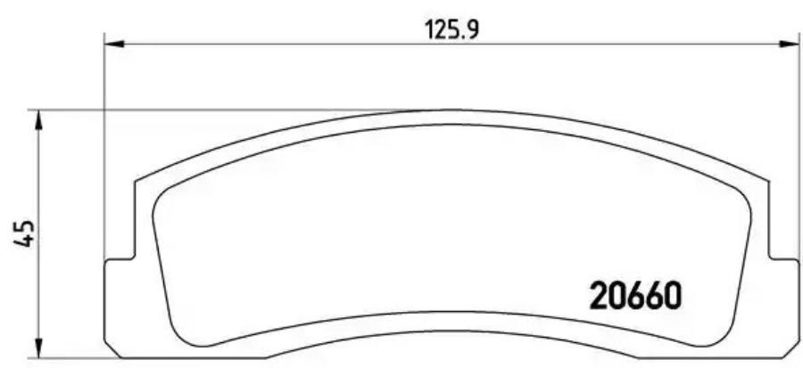 

Тормозные колодки brembo P41002