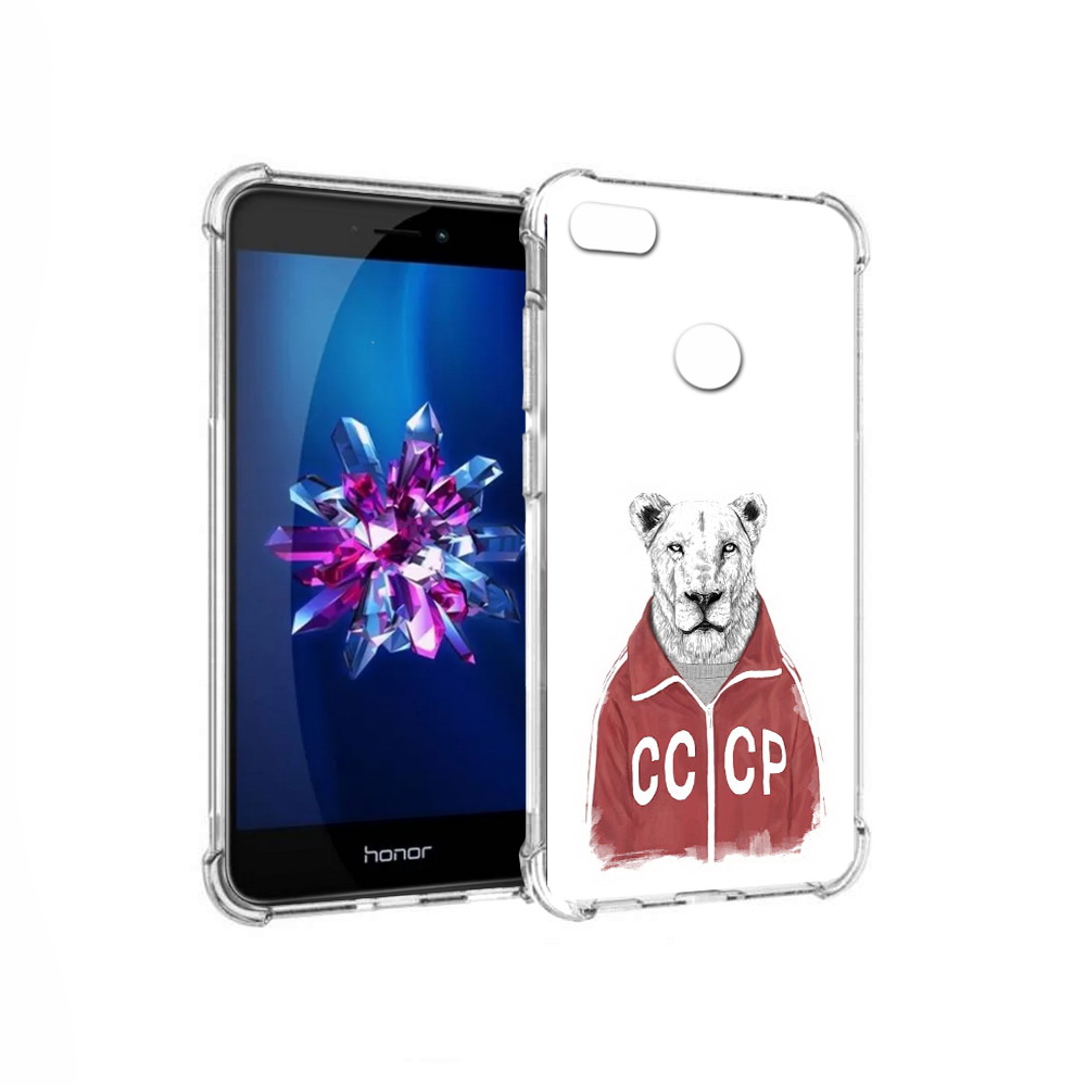 

Чехол MyPads Tocco для Honor 8 Lite львица ссср (PT62584.26.450), Прозрачный, Tocco