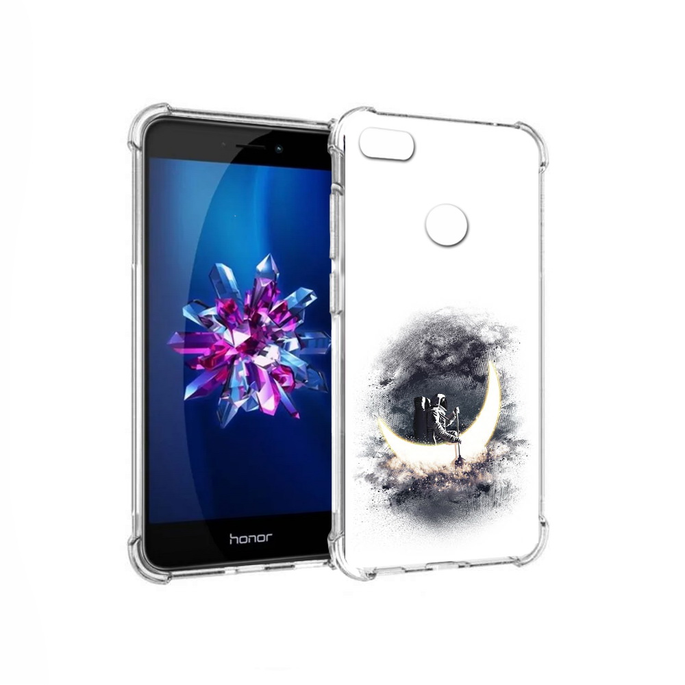 

Чехол MyPads Tocco для Honor 8 Lite лунный путешественник (PT62584.26.448), Прозрачный, Tocco