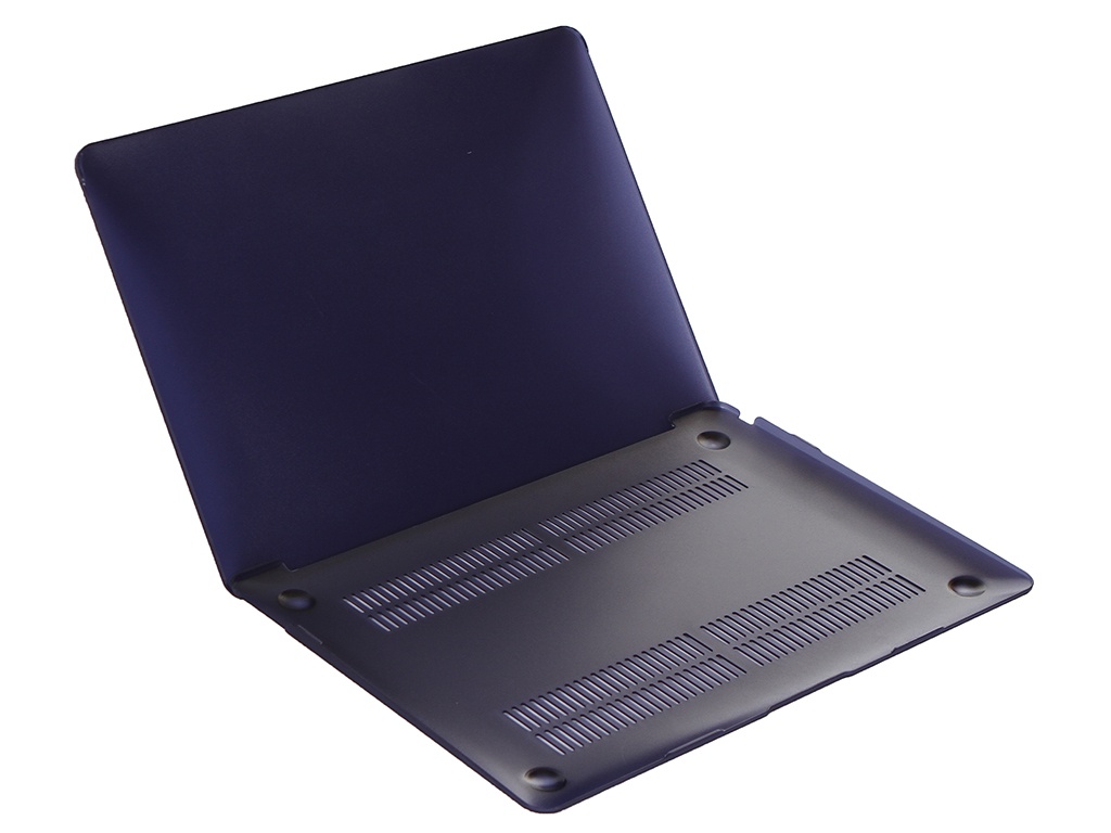 фото Накладка для ноутбука унисекс barn&hollis apple macbook air 13 13" matte case dark blue