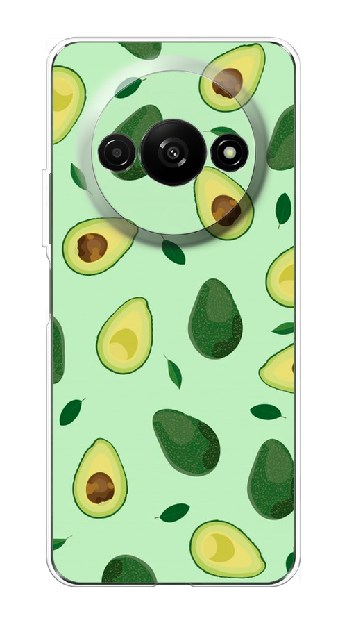 

Чехол на Redmi A3 "Blue avocado", Коричневый;зеленый, 321250-1