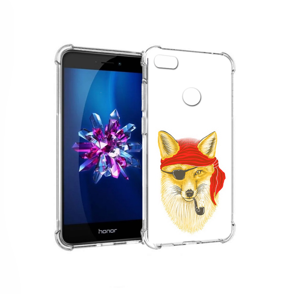 

Чехол MyPads Tocco для Honor 8 Lite лиса-пират (PT62584.26.440), Прозрачный, Tocco