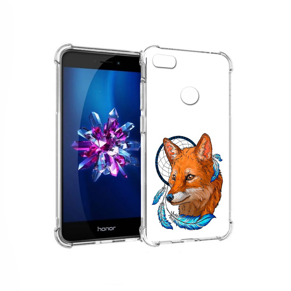 

Чехол MyPads Tocco для Honor 8 Lite лиса и ловец снов (PT62584.26.438), Прозрачный, Tocco