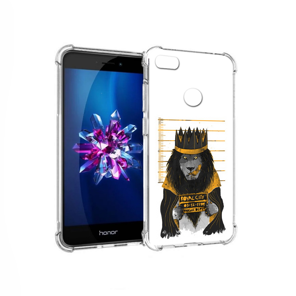 

Чехол MyPads Tocco для Honor 8 Lite лев в законе (PT62584.26.435), Прозрачный, Tocco