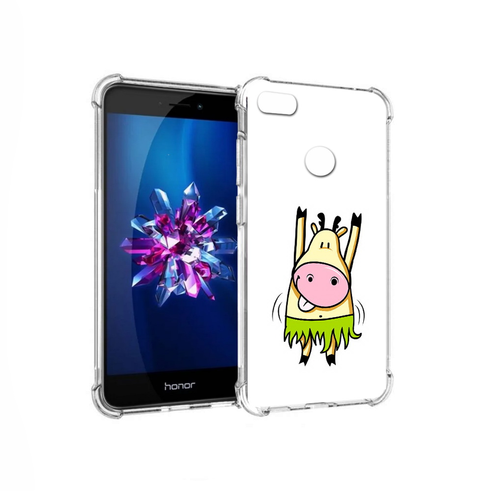 

Чехол MyPads Tocco для Honor 8 Lite Веселая корова (PT62584.26.42), Прозрачный, Tocco