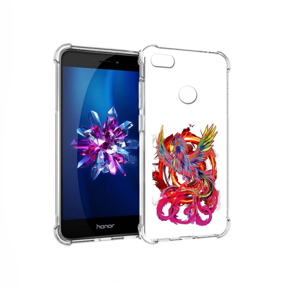 

Чехол MyPads Tocco для Honor 8 Lite красочный феникс (PT62584.26.414), Прозрачный, Tocco