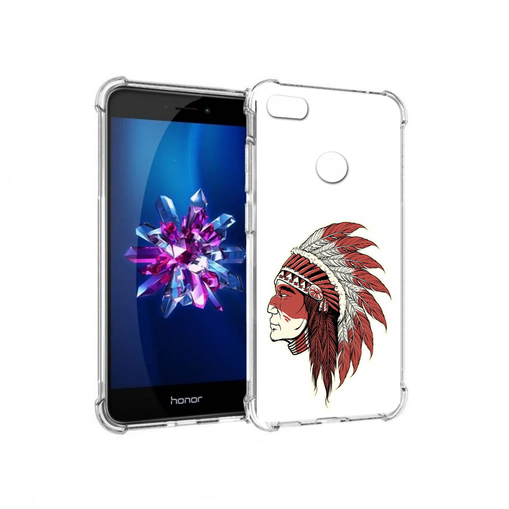 

Чехол MyPads Tocco для Honor 8 Lite красный индеец (PT62584.26.411), Прозрачный, Tocco