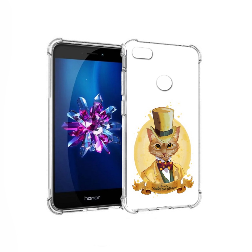 

Чехол MyPads Tocco для Honor 8 Lite кот юрист (PT62584.26.401), Прозрачный, Tocco