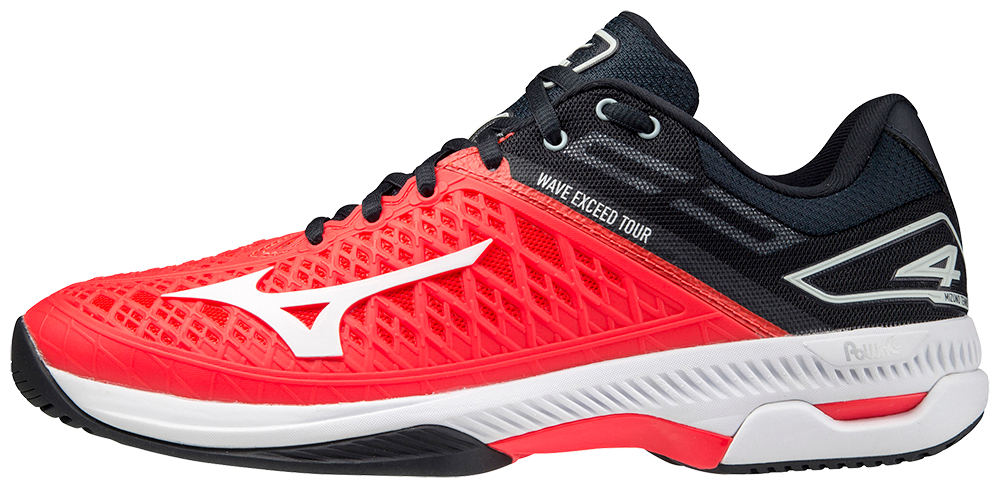 фото Кроссовки женские mizuno wave exceed tour 4 ac красные 9 uk