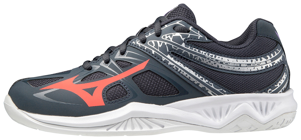 фото Кроссовки женские mizuno thunder blade 2 черные 6 uk