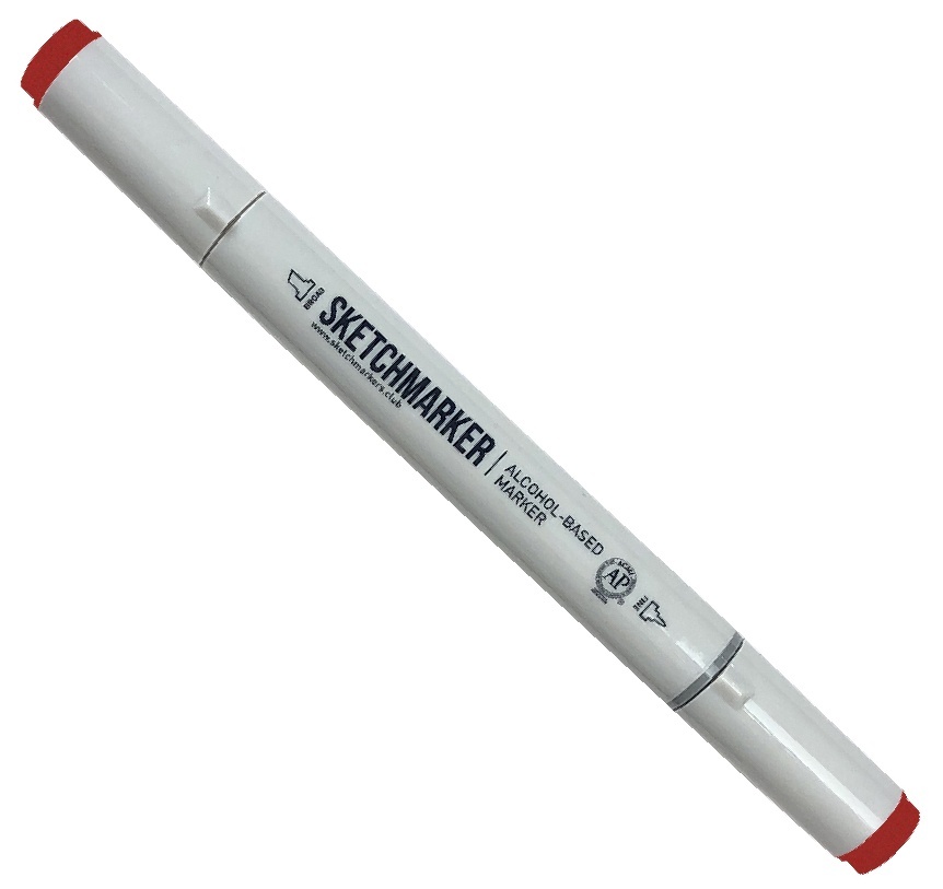 

Маркер Sketchmarker двухсторонний для скетчинга цвет R110 Кровавый красный