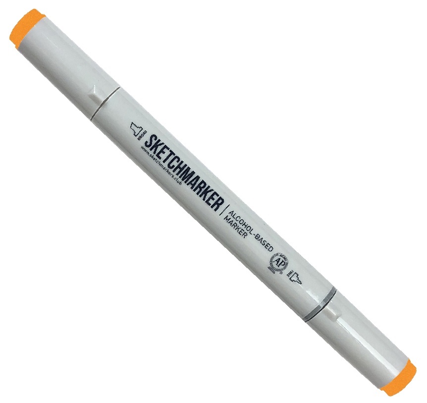 

Маркер Sketchmarker двухсторонний для скетчинга цвет O83 Желтый Неаполь, Оранжевый