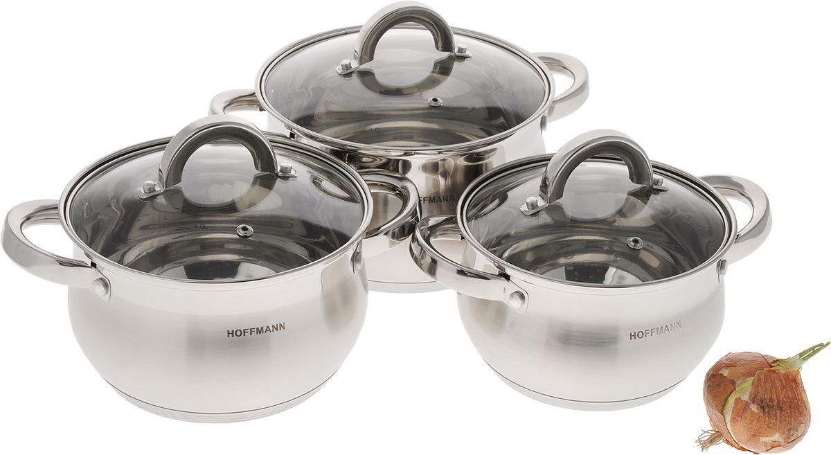 фото Набор посуды для приготовления нм-5206 hoffmann,6 предметов/нм-5206 goodstore24