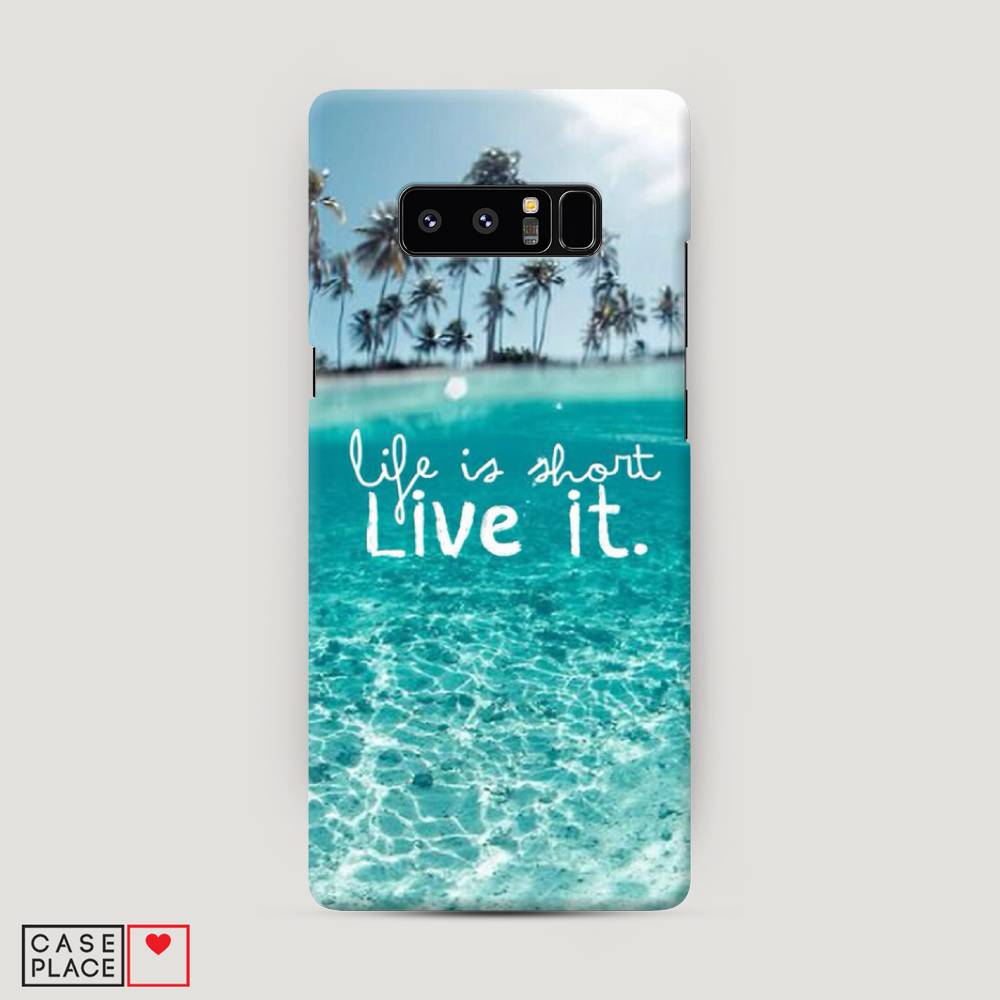 фото Чехол awog "live it" для samsung galaxy note 8