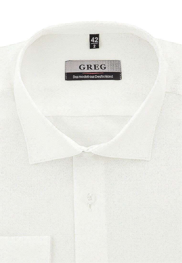 

Рубашка мужская Greg 01-00011204 бежевая 43, Бежевый, 01-00011204