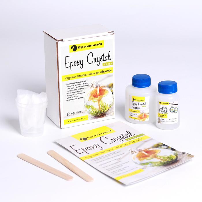 

Ювелирная прозрачная смола Epoxy Crystal PLU, 62 г