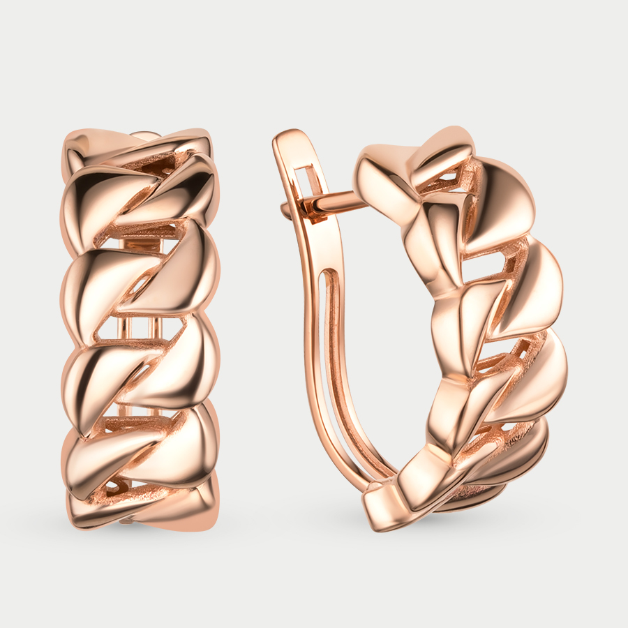 

Серьги из розового золота Династия 902072-1000, 902072-1000