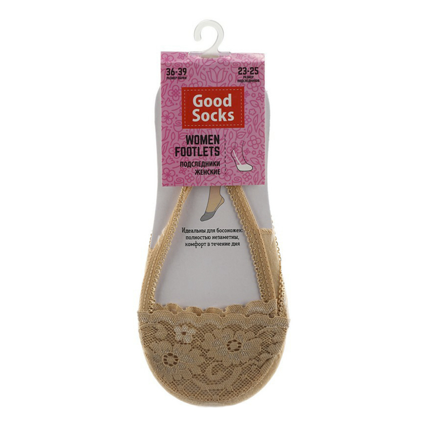 

Следки женские Good Socks бежевые 36-39, Бежевый