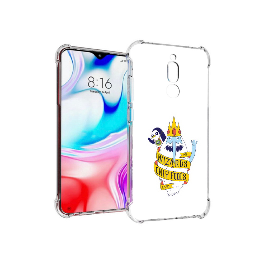 

Чехол MyPads Tocco для Xiaomi Redmi 8 время приключений снежный король (PT138911.300.278), Прозрачный, Tocco
