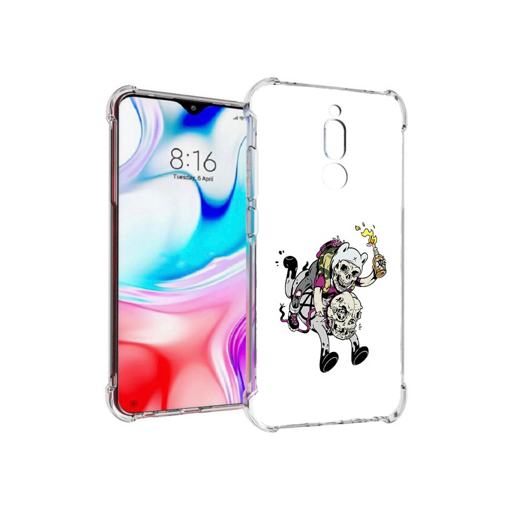 

Чехол MyPads Tocco для Xiaomi Redmi 8 время приключений скелеты (PT138911.300.277), Прозрачный, Tocco