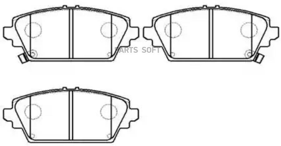 

Тормозные колодки HSB hp9235