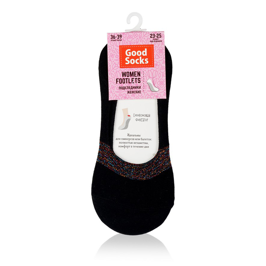 

Следки женские Good Socks черные 23-25, Черный