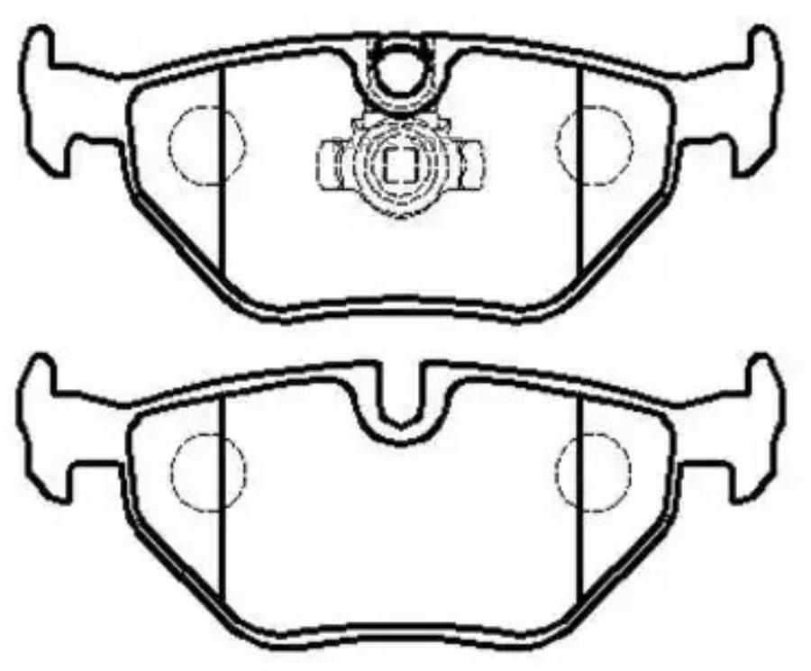 

Колодки Тормозные Дисковые Bmw: 318I, Is (E36) 1998-93, 1992-(11, 91), 318Ti (E36)1999-95,