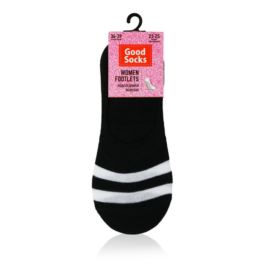 Следки женские Good Socks черные 23-25