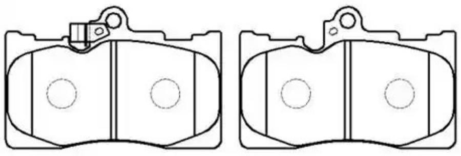 

Тормозные колодки HSB передние HP5175