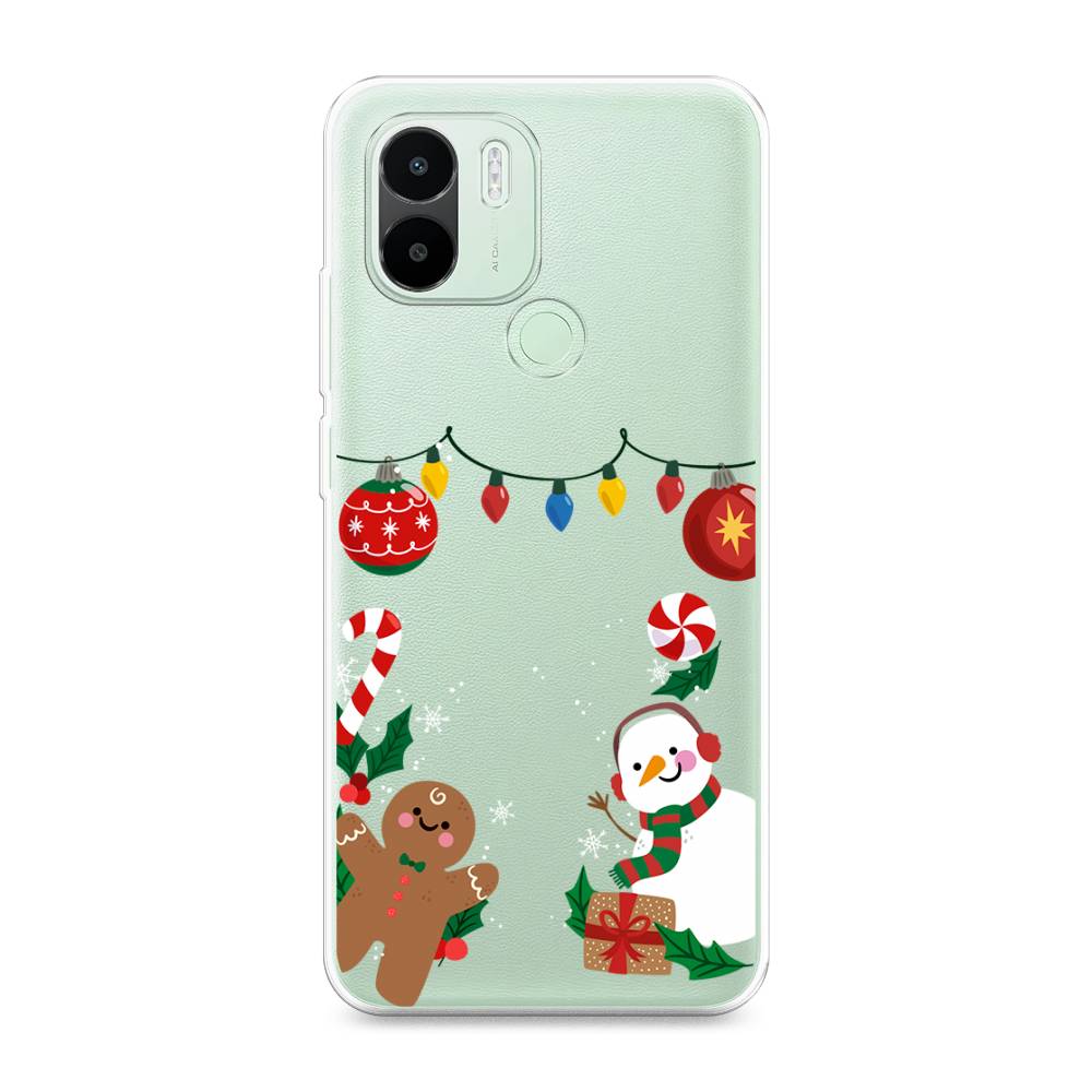 

Чехол на Redmi A1+ "Новогоднее настроение", Коричневый;красный;зеленый, 316750-5