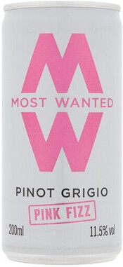

Игристое вино "Most Wanted" Pinot Grigio Pink Fizz, in can, 0,2 л