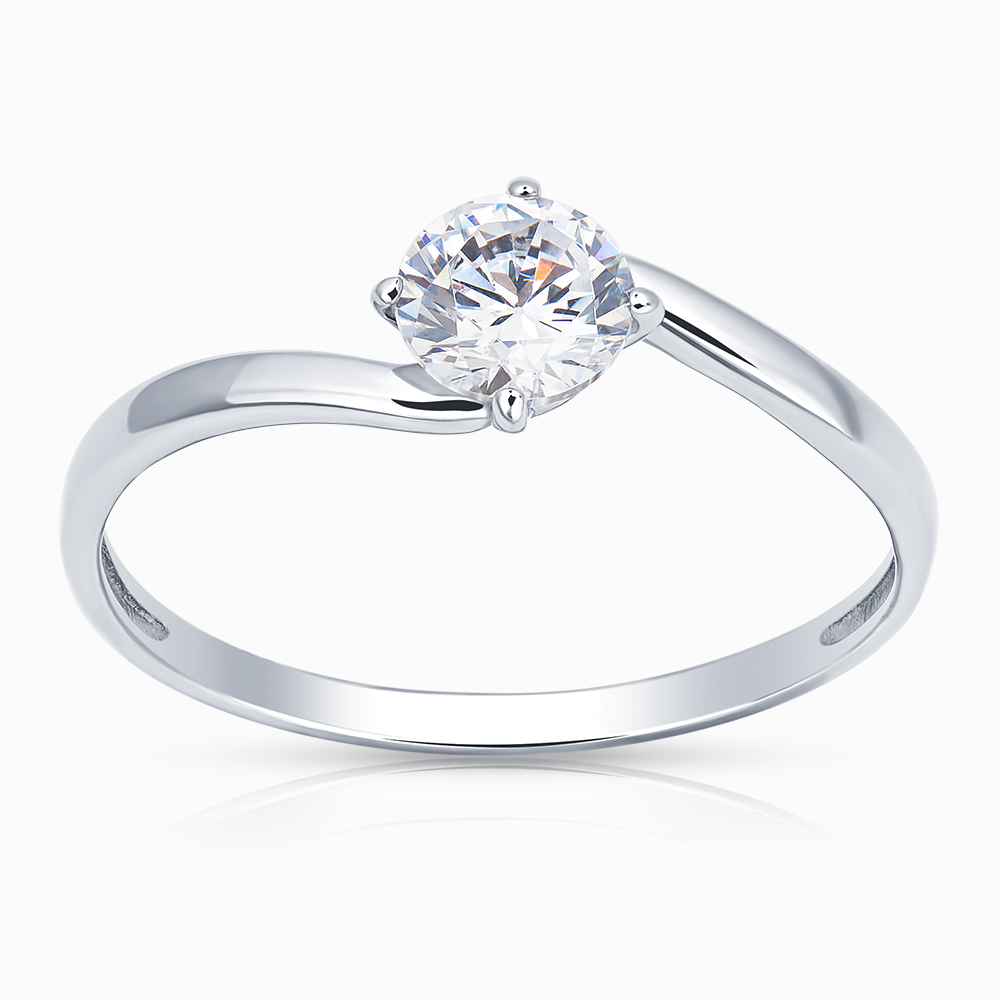 Кольцо из серебра с фианитом р.20 SKAZKA Natali Romanovoi 32824