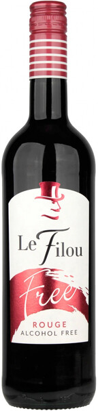 фото "le filou" rouge alcohol free les grands chais de france