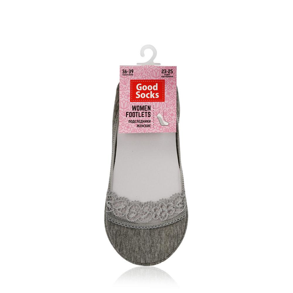 

Следки женские Good Socks серые 23-25, Серый
