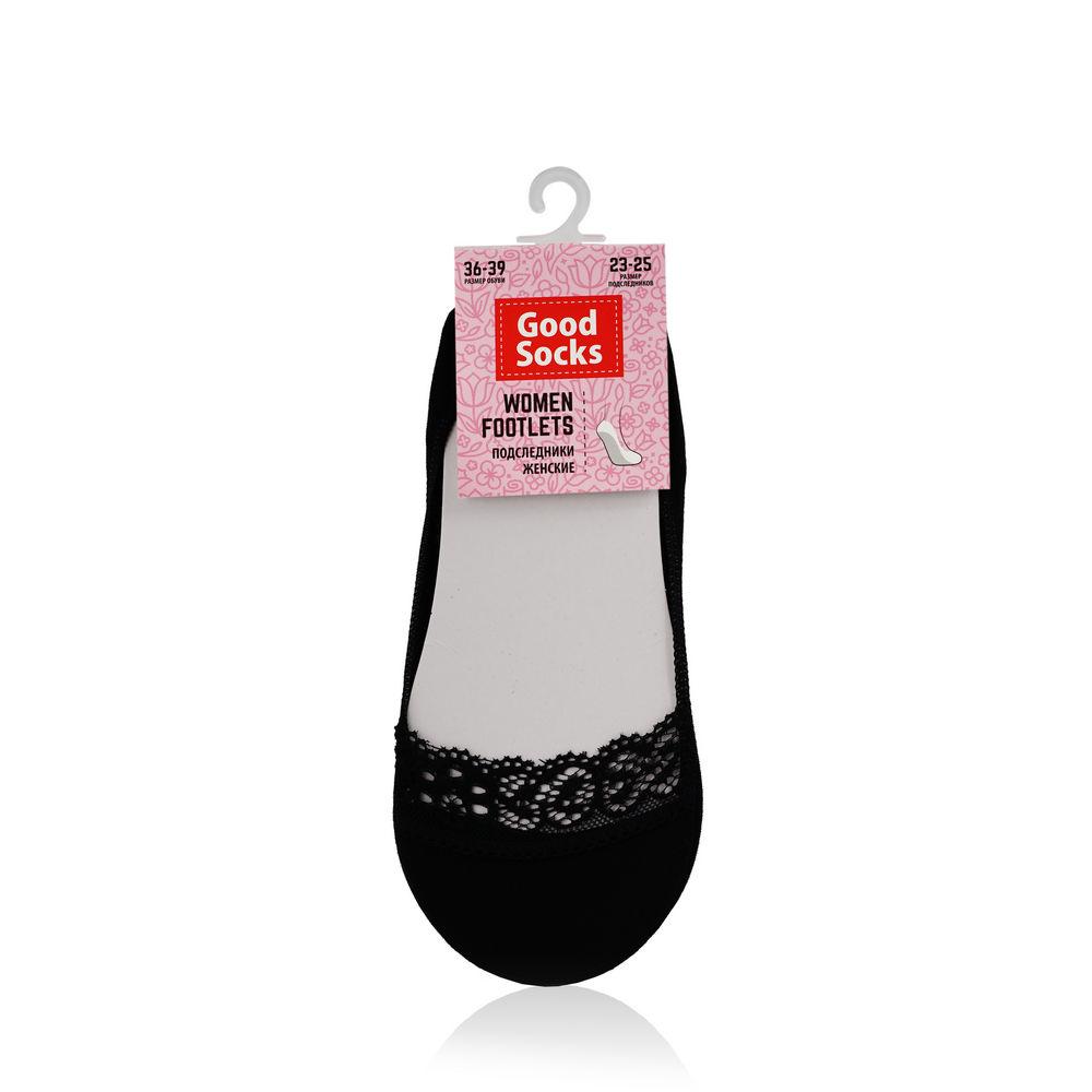 

Следки женские Good Socks черные 23-25, Черный