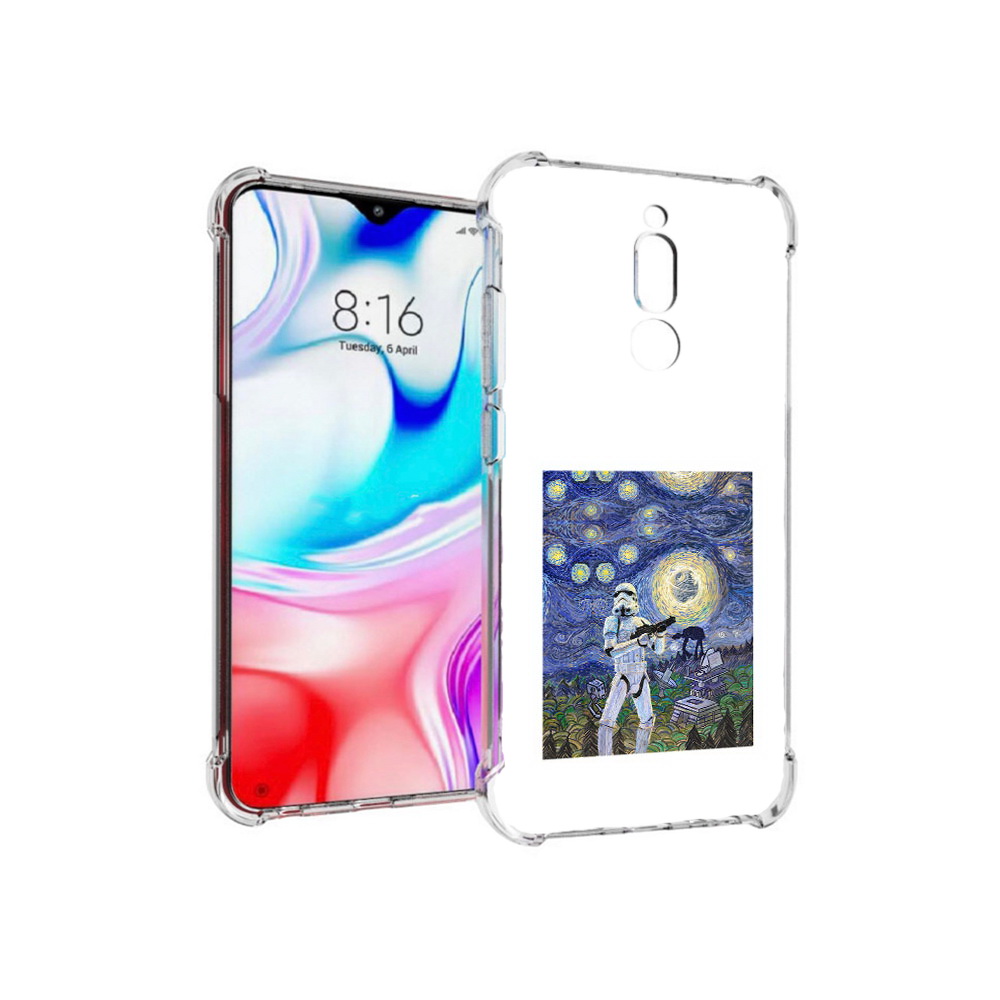 

Чехол MyPads Tocco для Xiaomi Redmi 8 star wars звездная ночь (PT138911.300.23), Прозрачный, Tocco