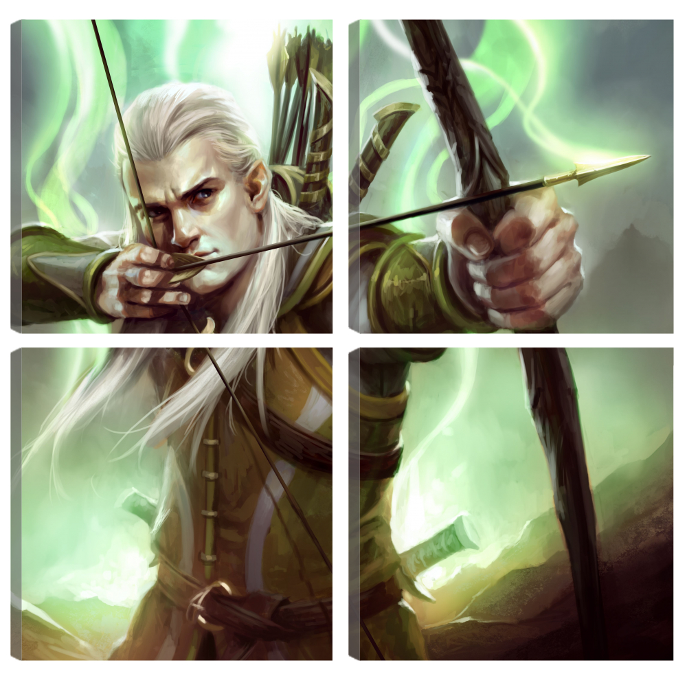 

Большая модульная картина Леголас. Властелин колец PR-1965 (83x83см). Натуральный холст