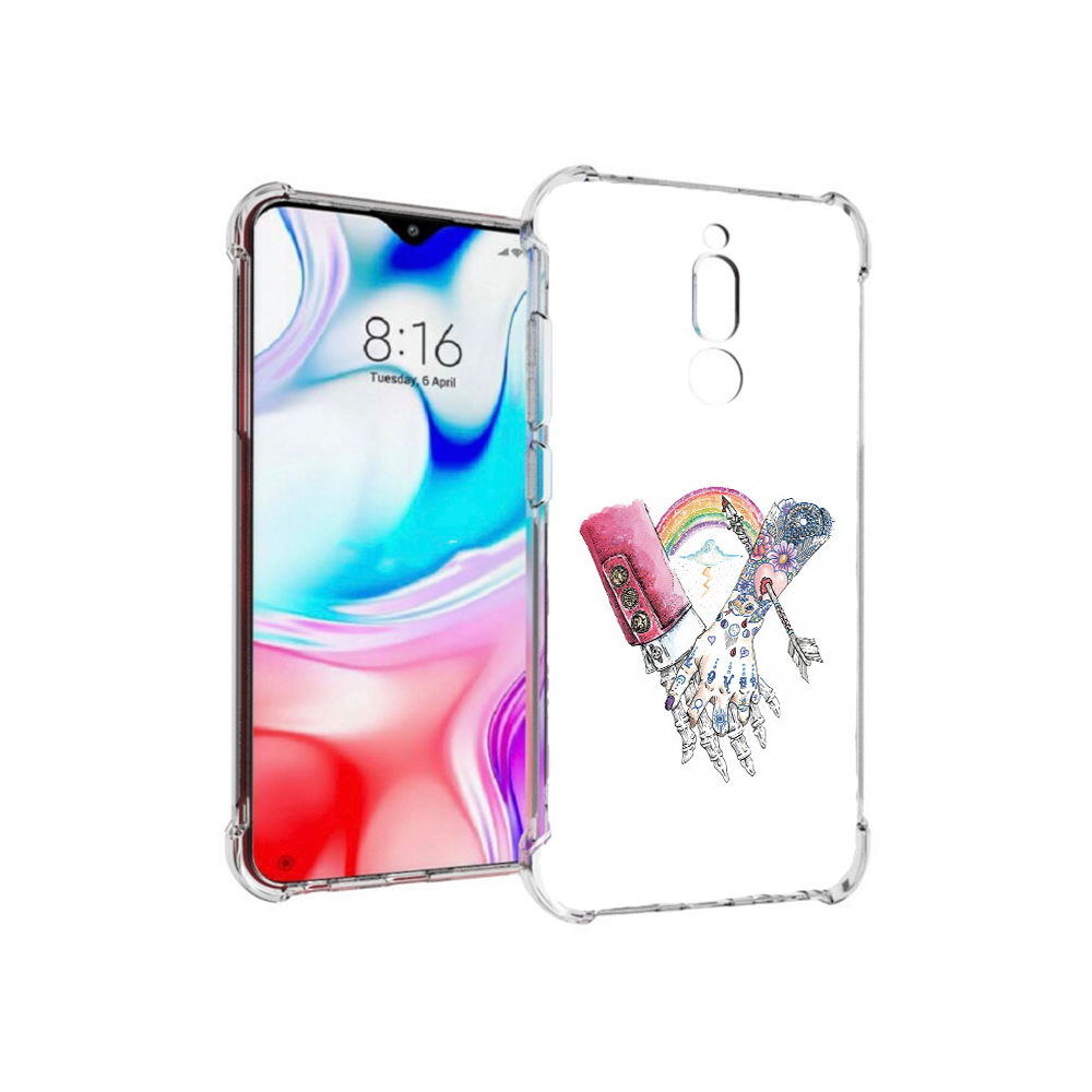 

Чехол MyPads Tocco для Xiaomi Redmi 8 абстракция руки в татуировках (PT138911.300.212), Прозрачный, Tocco