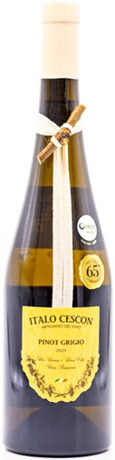 Вино Italo Cescon, Pinot Grigio, Friuli Grave DOC, 2021, 0,375 л