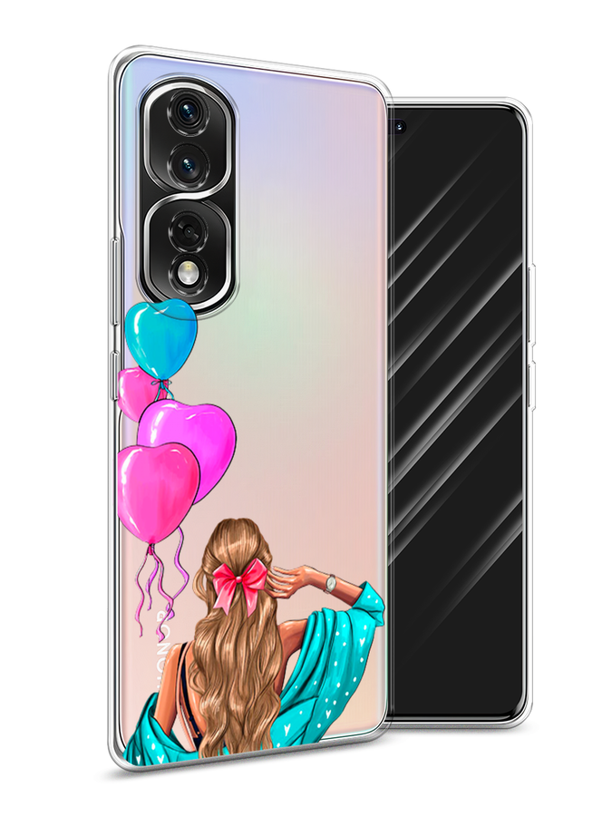 

Чехол Awog на Honor 80 Pro "День Рождения", Голубой;розовый;бежевый, 6120450-7